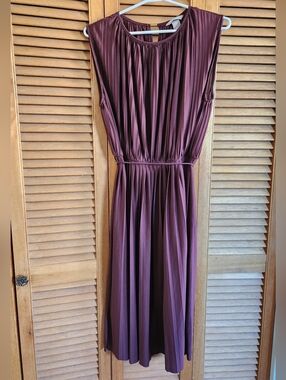 H&M Elasticated Purple Dress